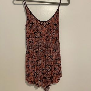 Pattern day time romper